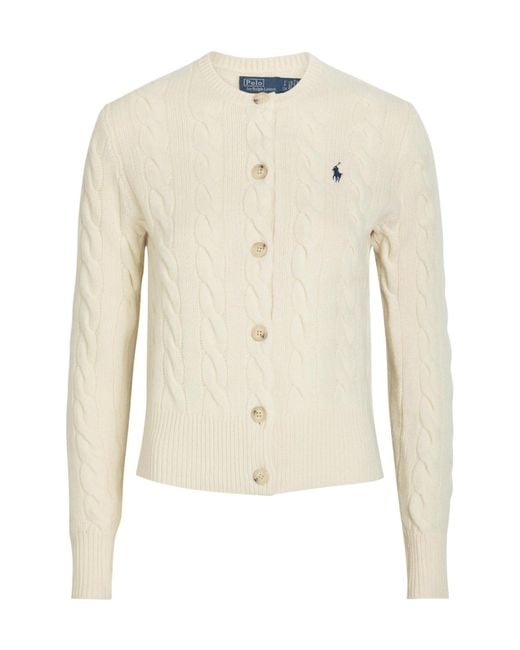 Polo Ralph Lauren Natural Wool Cashmere Cardigan