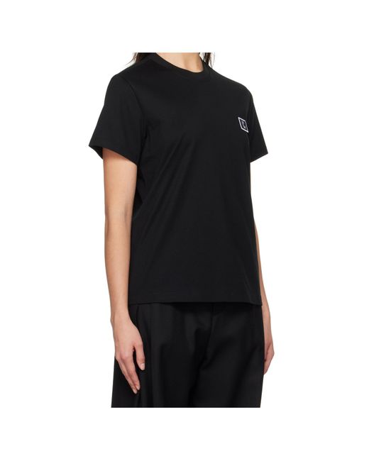 Wooyoungmi Black Short-Sleeved T-Shirt