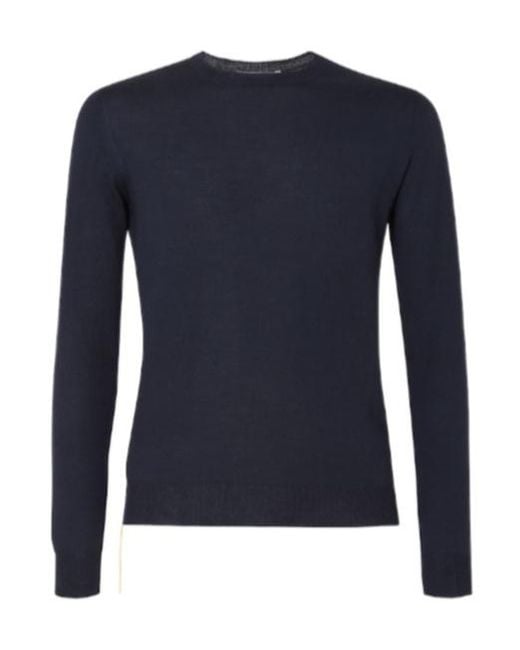 Fendi Blue Wool Jumper for men