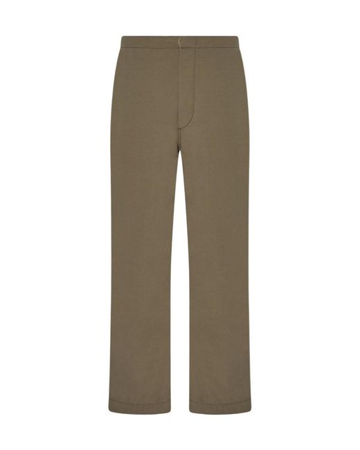 The Row Gray Time Cotton Trousers for men