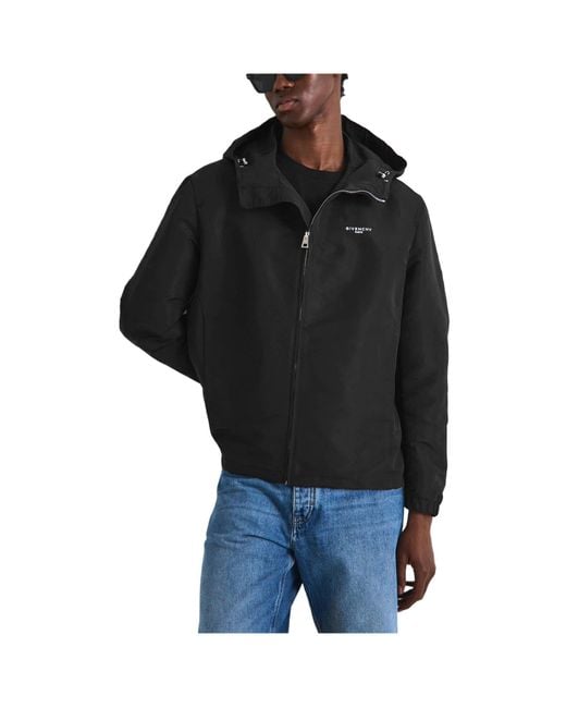 Givenchy Black Solid Casual Jacket for men