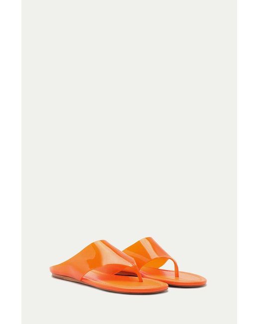 Farm Rio Orange Flat Sandals