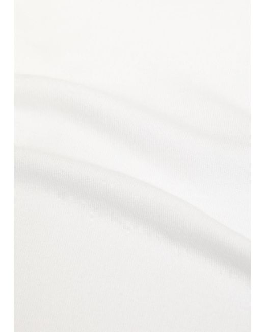 Vince White Crewneck Cotton Tshirt