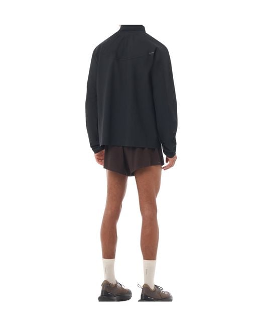 Satisfy Black Long Sleeve Shirt for men