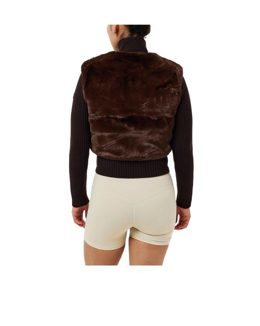 Moose Knuckles Brown Simple Knitted Sweater