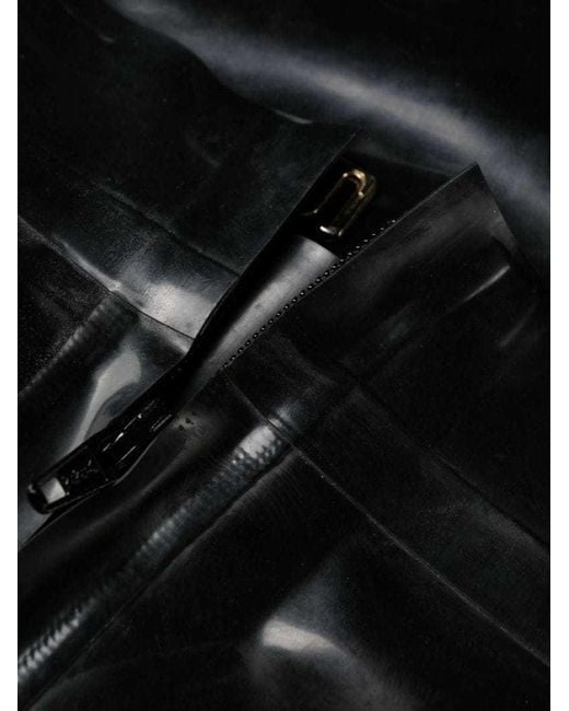 Versace Black High-Waist Tapered Leg Leggings