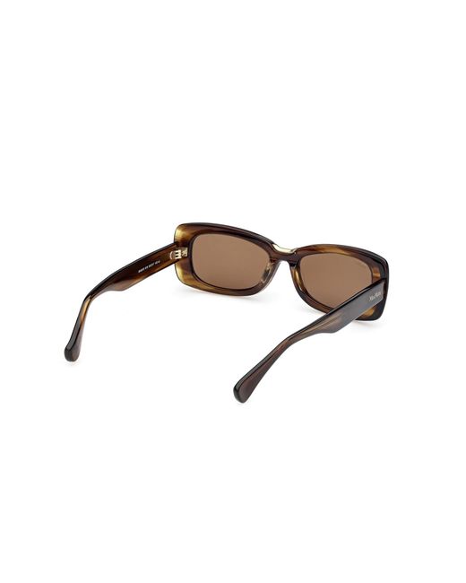 Max Mara Multicolor Rectangular Frame Sunglasses