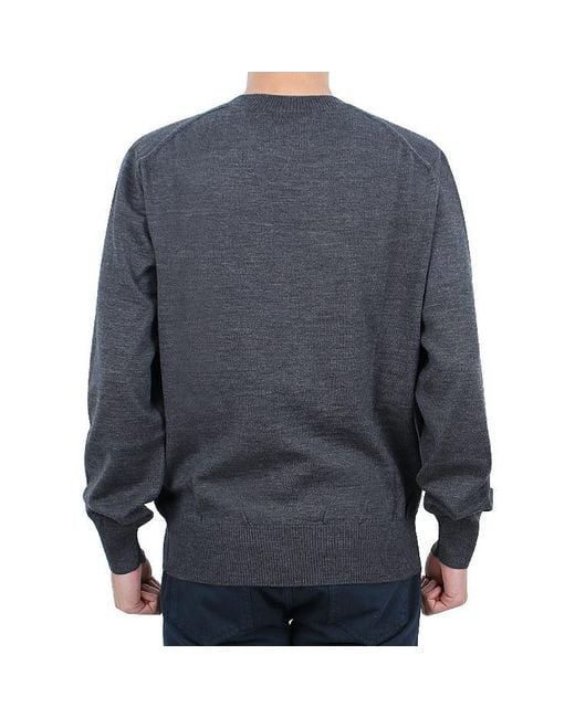 AMI Blue Long-Sleeved Sweater for men