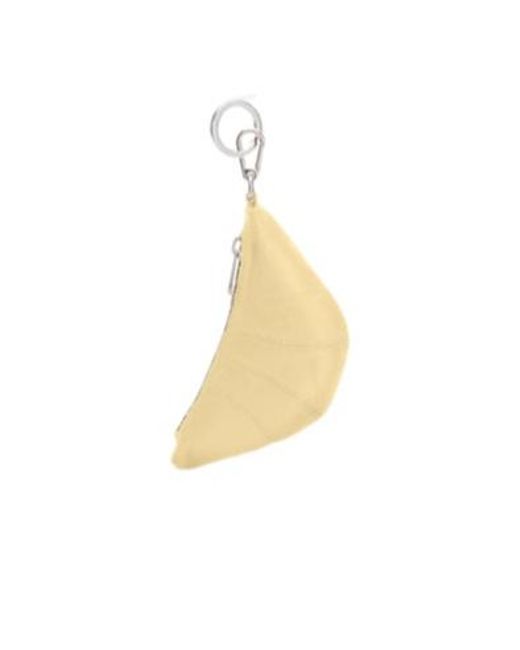 Lemaire White Croissant Key Chain