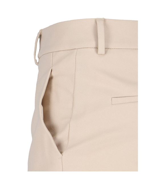 Incotex Natural Flat Front Pants