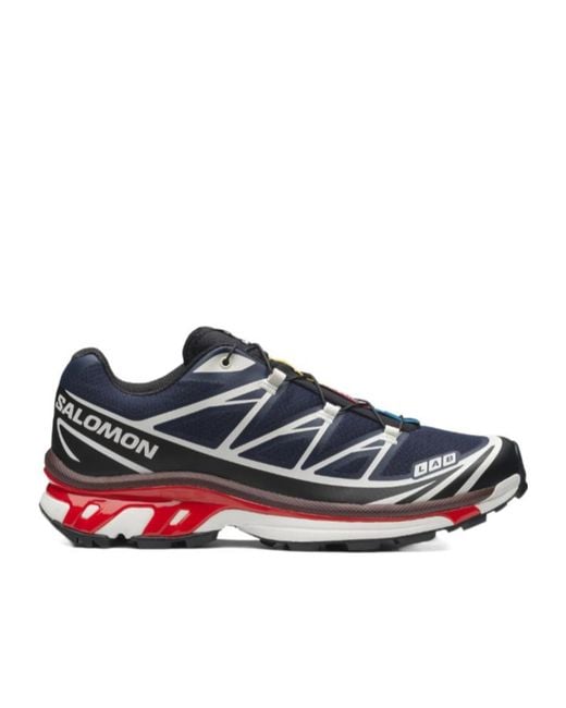 Salomon Lab Blue Salomon Xt-6 Lace-Up Sneakers for men