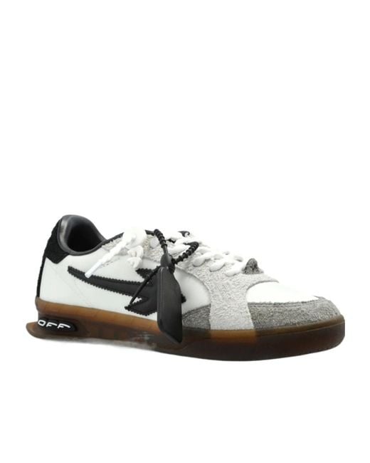 Off-White c/o Virgil Abloh Black End Of Play Low-Top Sneakers