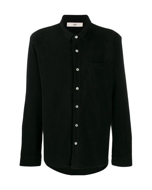 Séfr Black Long-Sleeved Shirt for men