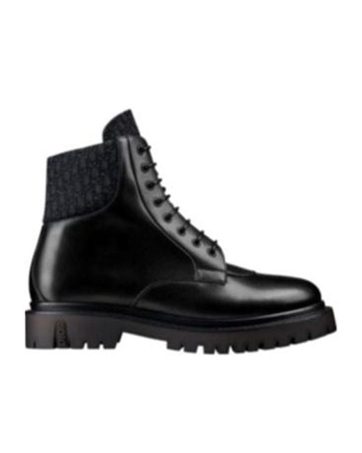 Dior Black Homme Explorer Iii Ankle Boots for men