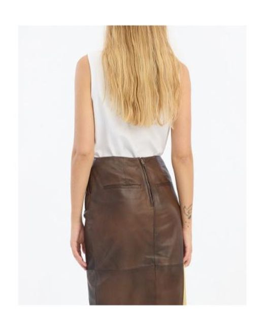 ROTATE BIRGER CHRISTENSEN White Logo Patch Sleeveless Top