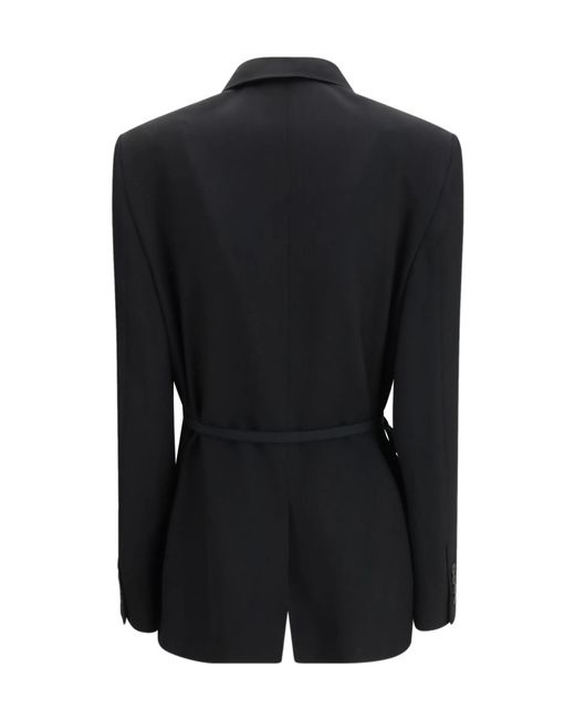 Balenciaga Black Wrap Tuxedo Jacket
