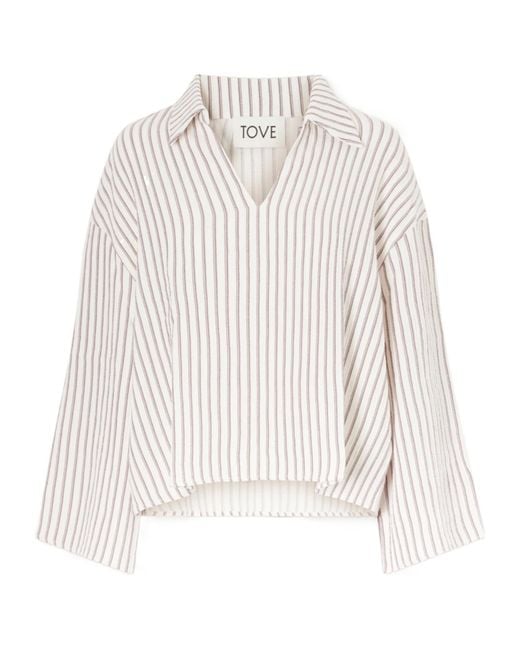 TOVE White Long-Sleeved Shirt
