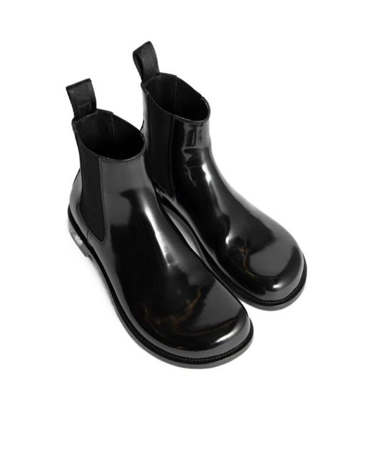 Loewe Black Campo Slip-On Chelsea Boots for men