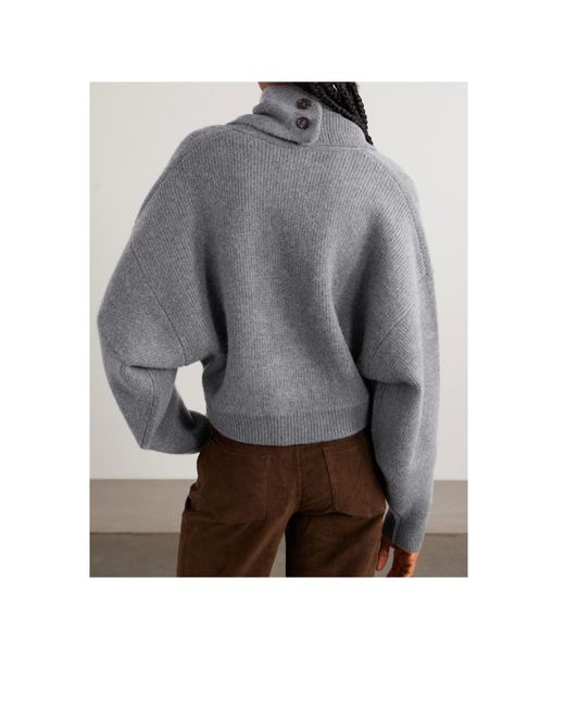LeKasha Gray Long-Sleeved Cardigan