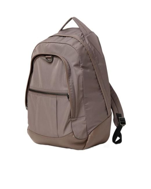 Loro Piana Brown Pioneer Backpack Medium for men