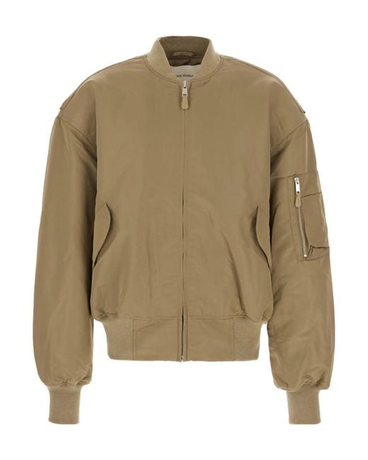 Entire studios Green Broad Bomber Jacket for men