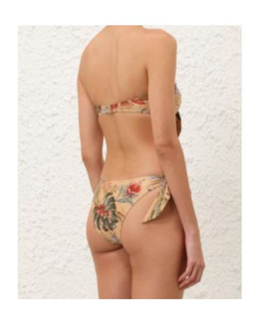Zimmermann Natural Coco Scarf Tie 1Pc Swimsuit