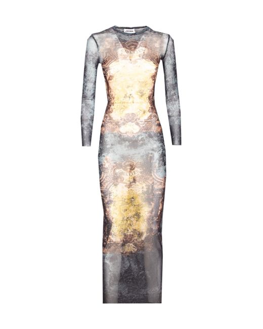 Jean Paul Gaultier White The Long Médaillon Dress