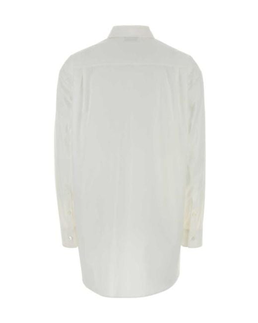 Jil Sander White Oversized Shirt