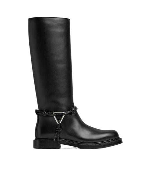 Bottega Veneta Black James Boots