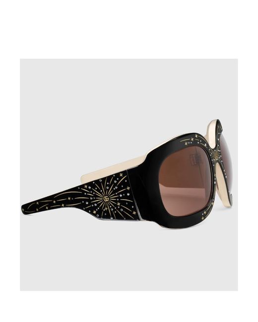 Gucci Multicolor Eyewear Oversize Square Frame Sunglasses