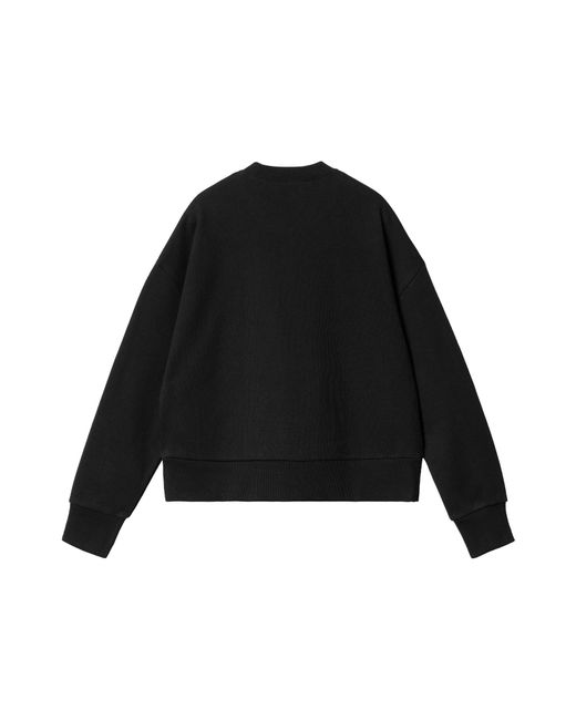 Carhartt Black Eldon Logo Patch Sweatshirt