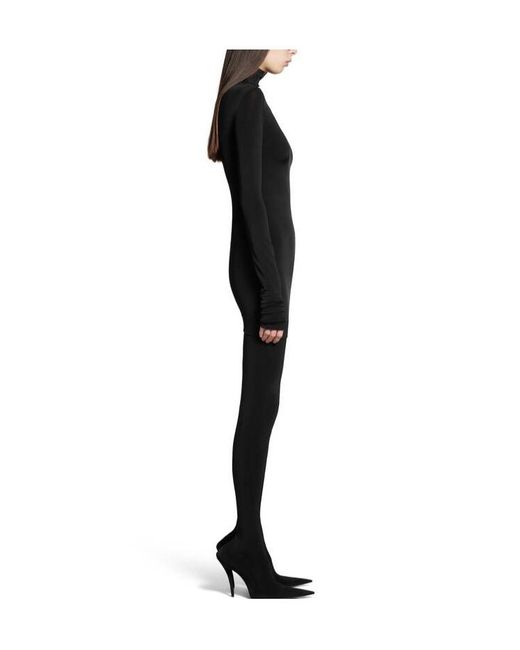 Balenciaga Black Long Sleeve Mini Dress