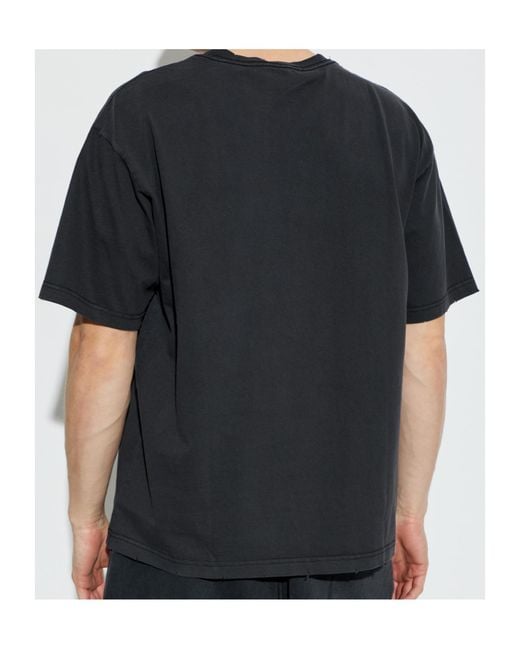 M I S B H V Black Infinite Secret Tour Print T-Shirt for men