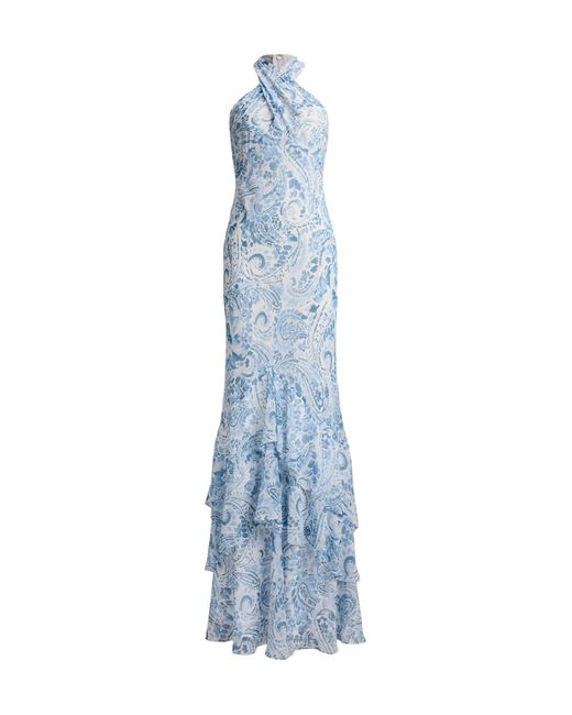 Ralph Lauren Blue Mermaidstyle Gown