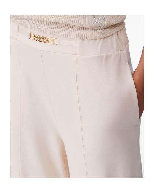Liu Jo Pink Wide-Leg Trousers