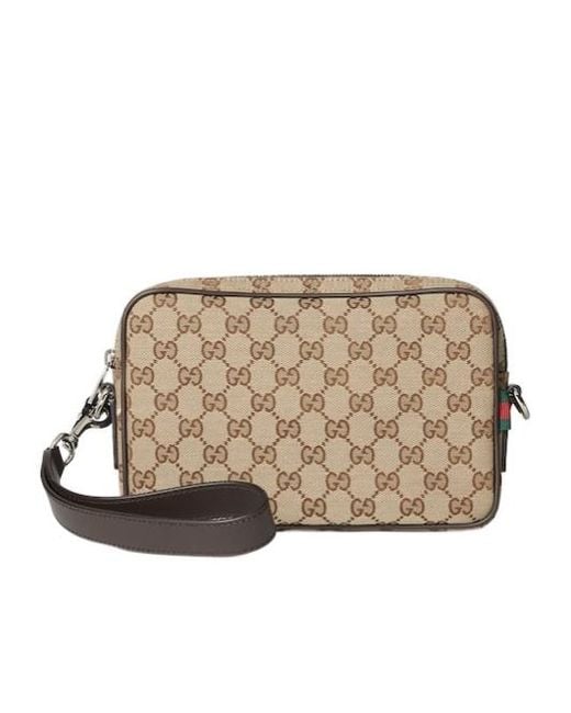 Gucci Natural Gg Small Crossbody Bag for men