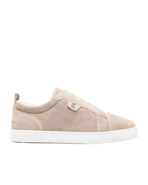 Christian Louboutin Pink St Louis Slip-On Sneakers for men