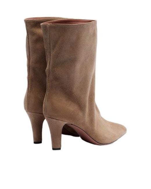 Paris Texas Brown Suede Ankle Boots