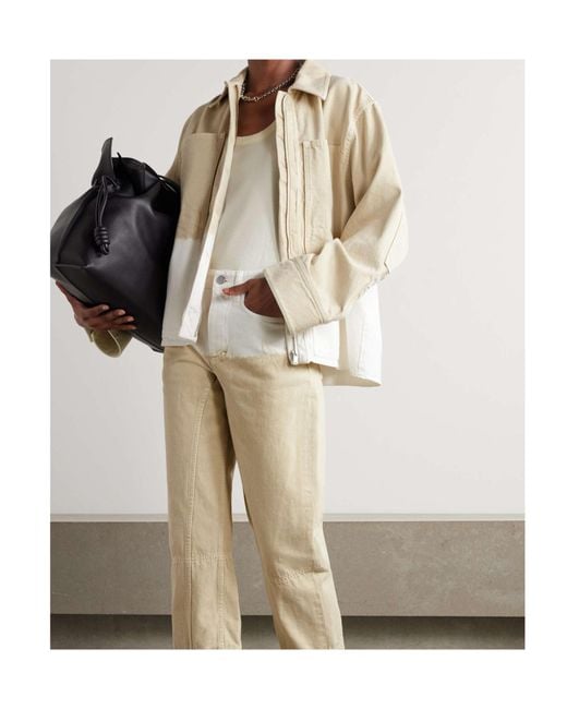 Jil Sander Natural Gradient Denim Jacket