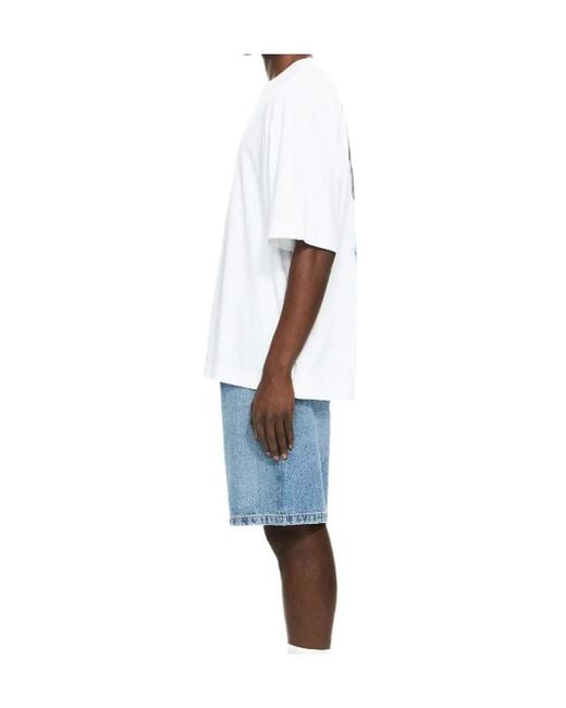 Off-White c/o Virgil Abloh White 3D Spray Arrow Skate T-Shirt for men