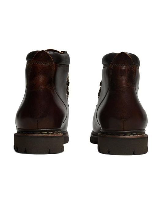 Paraboot Brown Laced Boots for men
