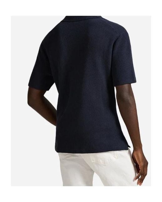Polo Ralph Lauren Blue Logo-Embroidered Button-Up Shirt for men
