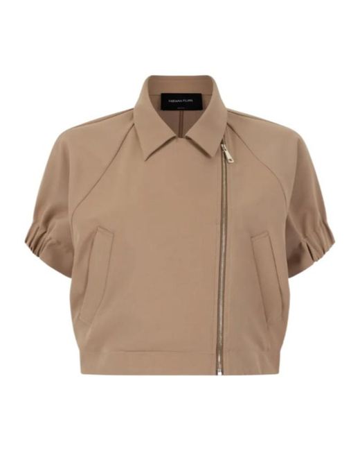 Fabiana Filippi Natural Zipper Jacket