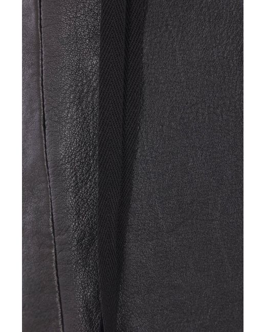 Ann Demeulemeester Gray Wrap Mini Skirt