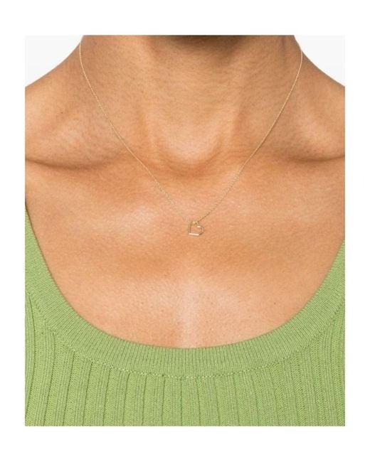 Aliita White 9Kt Corazon Necklace