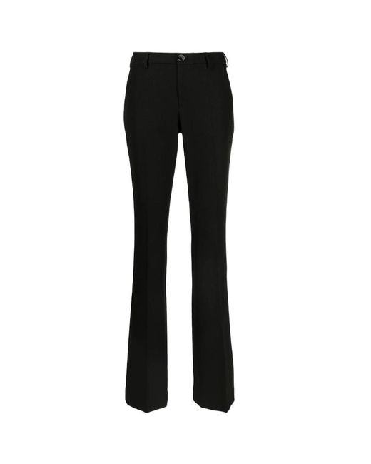 PT01 Black Pt Torino Flared Tech Fabric Pants