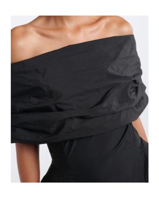 Magda Butrym Black Draped Gown