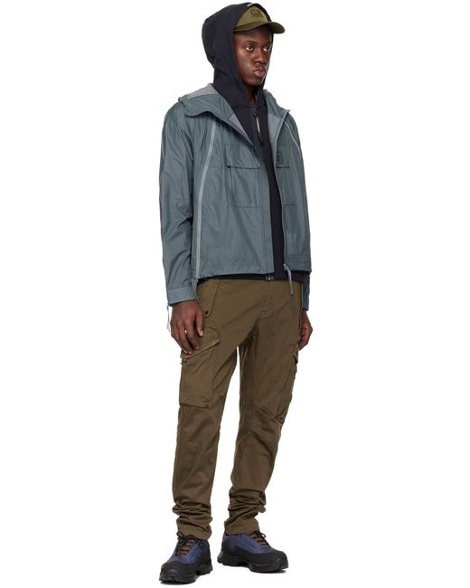 C P Company Blue 'pertex' Nylon Jacket for men