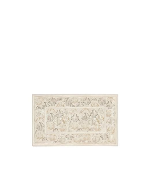Brunello Cucinelli White Silk Satin Mediterranea Sarong