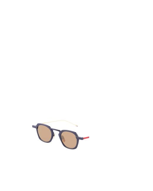Thom Browne Metallic Square Sunglasses for men